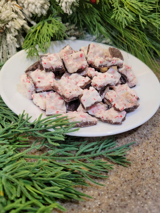 Peppermint Bark Bites