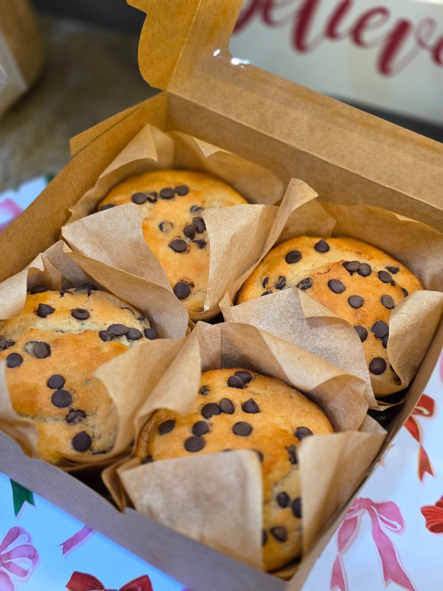 Jumbo Chocolate Chip Muffins